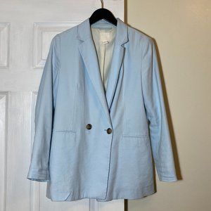 Straight-cut, double-breasted jacket